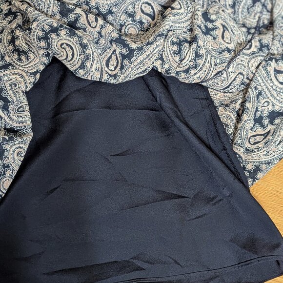 Cinq a Sept PAISLEY Print Minidress Dress Size 8 - Picture 7 of 9